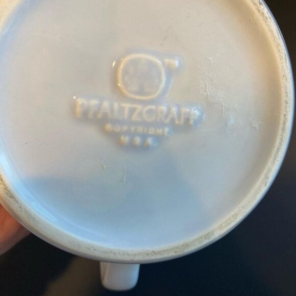 Pfaltzgraff Vintage 1990's Northwinds Discontinued Pattern Gravy Boat w/ Handle - Picture 5 of 6